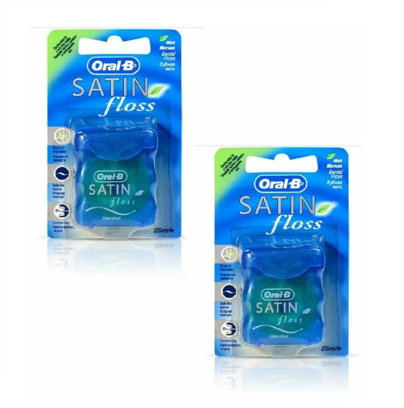 Набор из 2х нитей Oral-B Satin floss 25 м #1