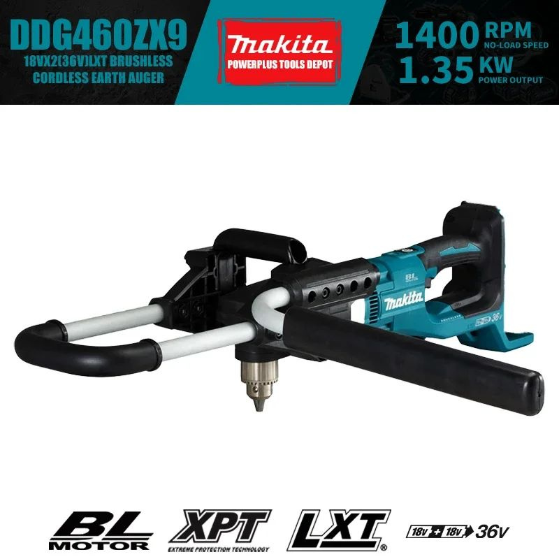 Makita DDG460ZX9 Бесщеточный аккумуляторный шнек 18Vx2(36V)LXT #1