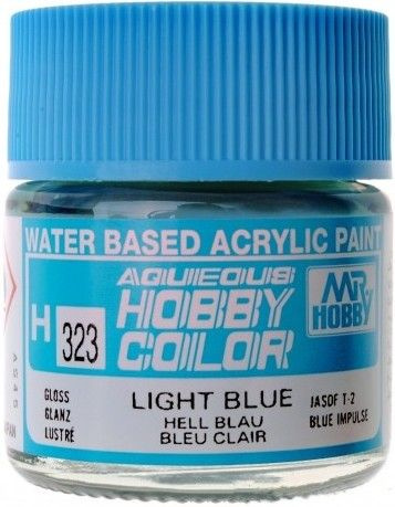 краска водоразбавляемая художественная т.м. MR.HOBBY 10мл LIGHT BLUE  #1