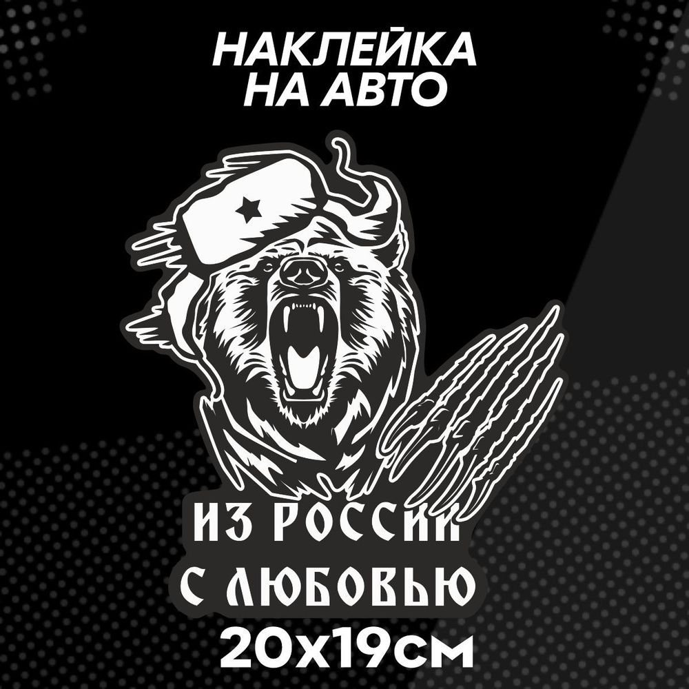 Наклейка на авто Типичная Россия #1