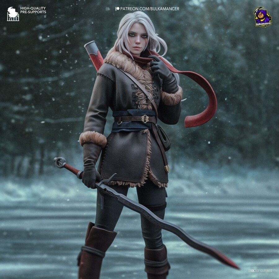 Фигура модель Ciri (The Witcher), 229 mm #1