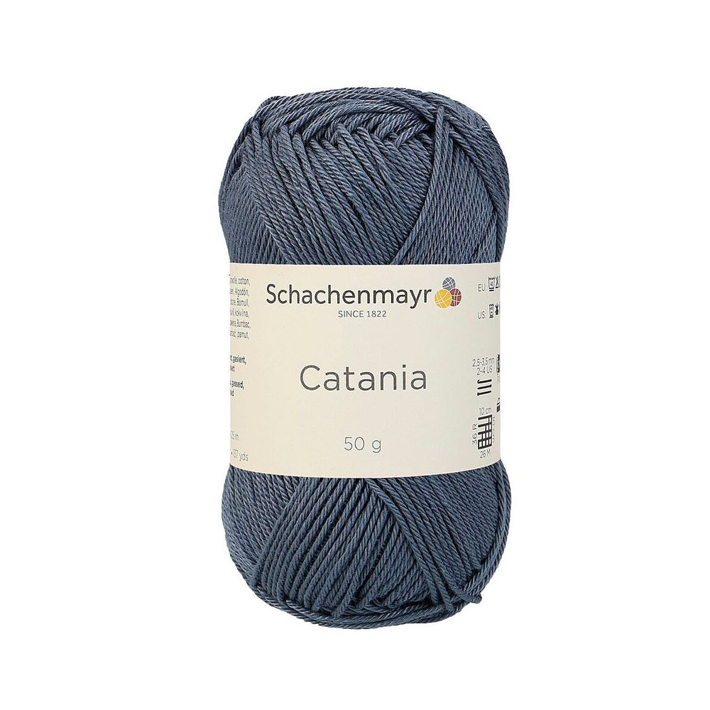 Catania /Катания/ пряжа Schachenmayr Originals, 100% хлопок, 50г/125м, арт. 9801210 цвет 00393, graphit #1