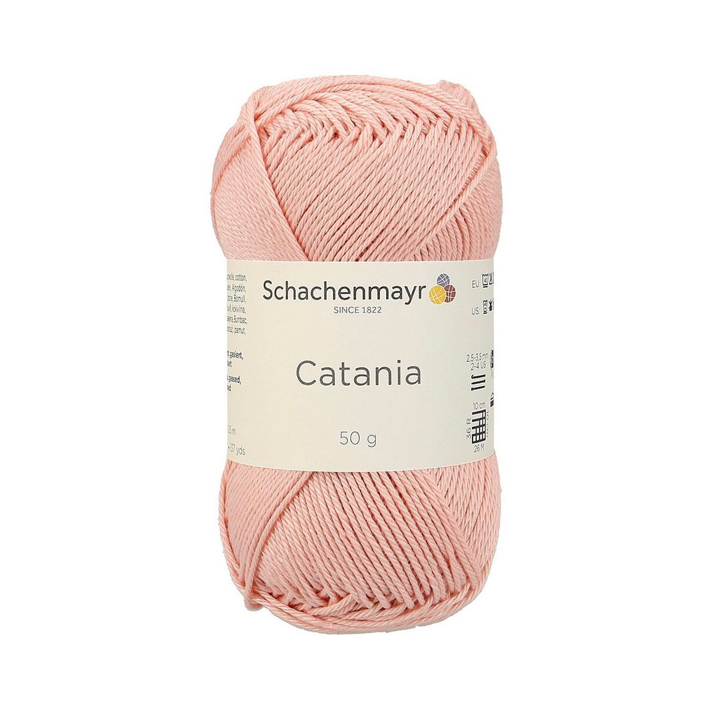 Catania /Катания/ пряжа Schachenmayr Originals, 100% хлопок, 50г/125м, арт. 9801210 цвет 00433, rose #1