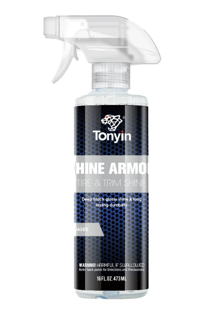 TN13 Средство для чернения шин и молдингов SHINE ARMOR TYRE & TRIM SHINE TONYIN, 473 мл.  #1