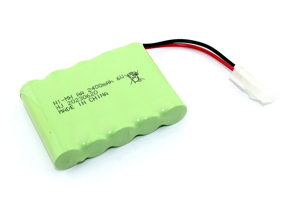 Аккумулятор Ni-Mh 6V 2400 mAh AA Flatpack разъем 5559 #1