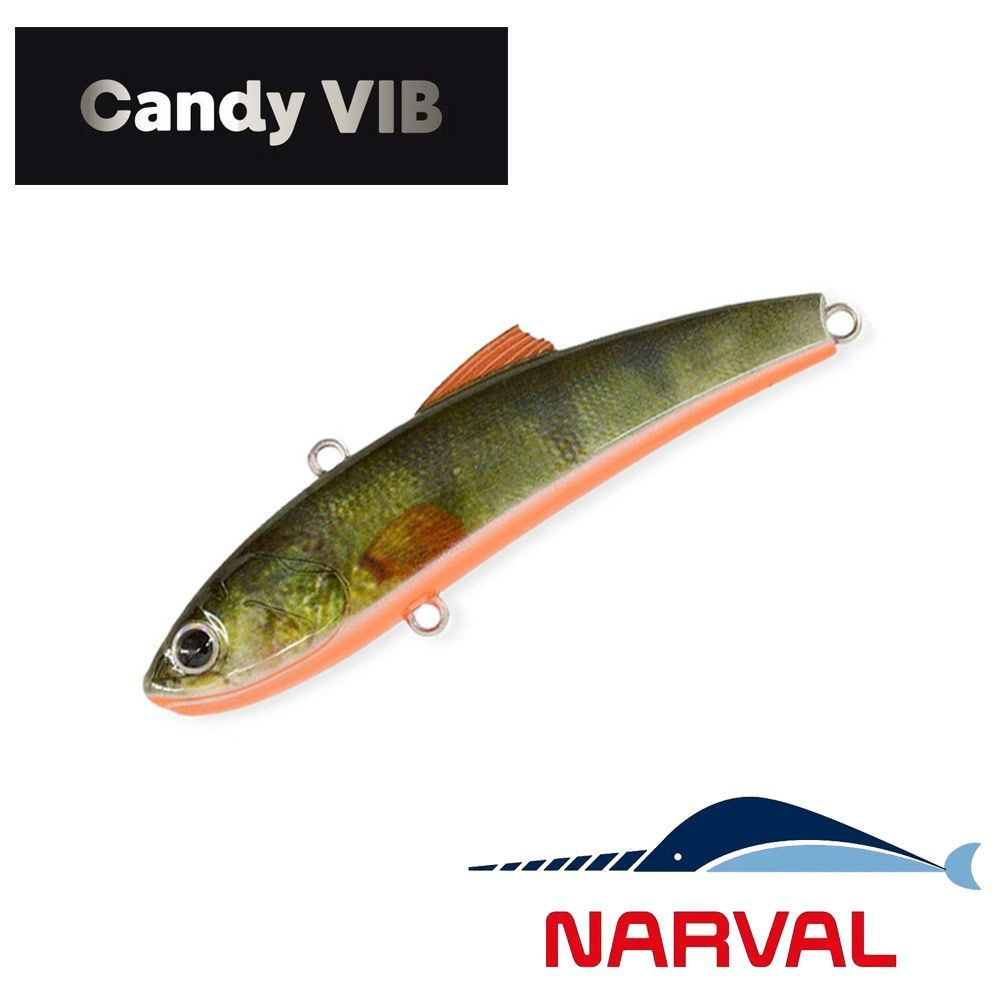 Раттлин Narval Frost Candy Vib 80mm 21g #033-NS Perch . виб/приманка на хищника/судак,щука.форель  #1