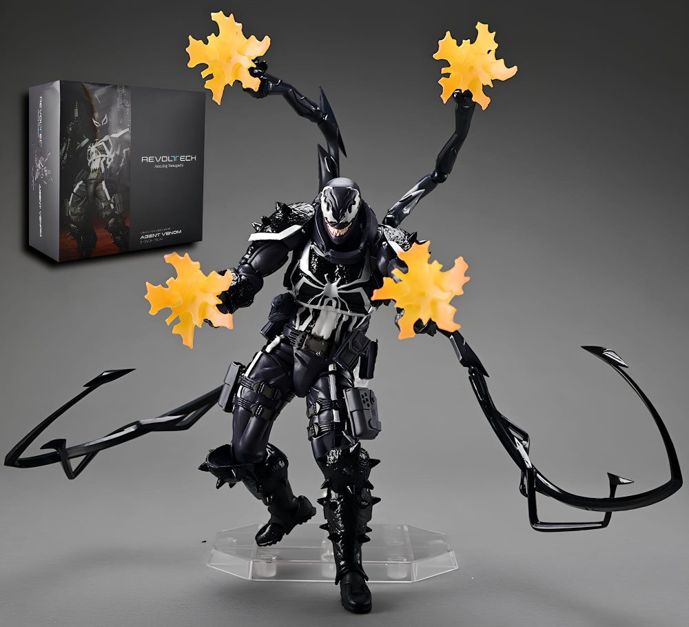 Фигурка Агент Веном / Agent Venom revoltech (18см) #1