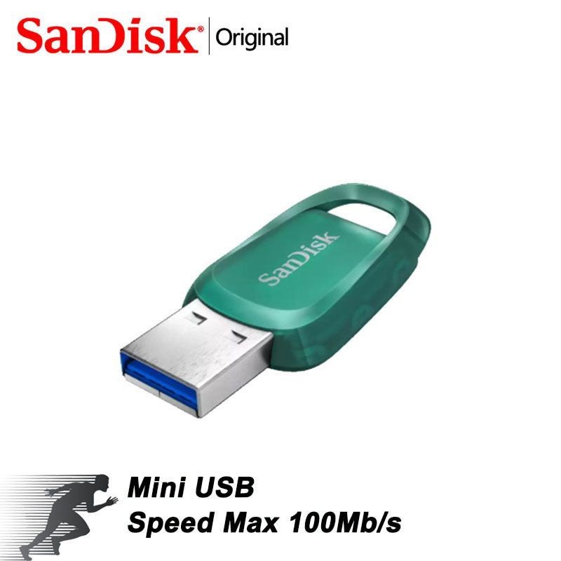 SanDisk USB-флеш-накопитель Ultra Eco SDCZ96-512G 512 ГБ, бирюзовый #1