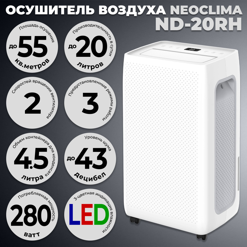 NeoClima Осушитель воздуха ND-20RH #1