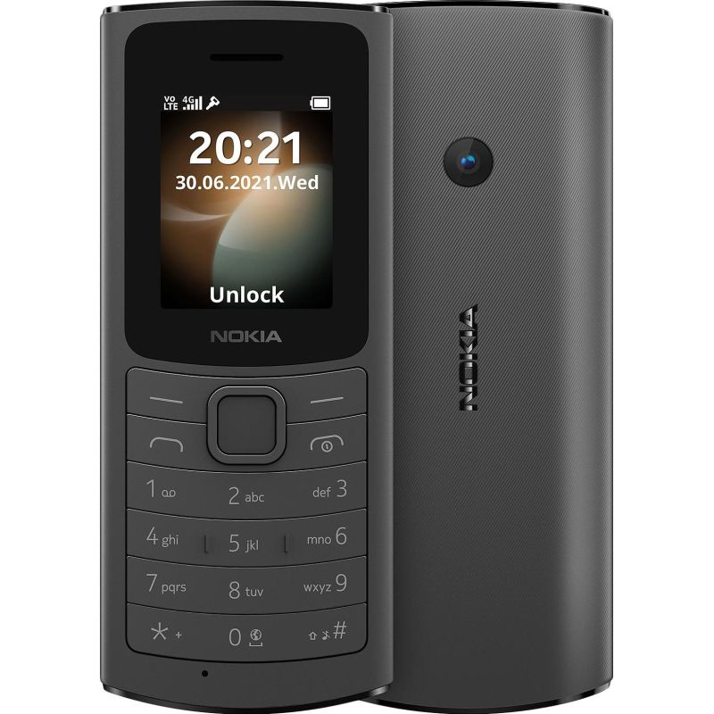 Мобильный телефон Nokia 105 TA-1557 DS EAC CHARCOAL (1GF019CPA2C02) #1