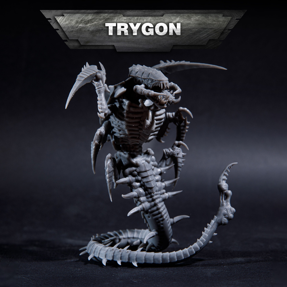 Trygon Tyranids Тригон Тираниды миниатюра для настольной игры Warhammer 40000  #1