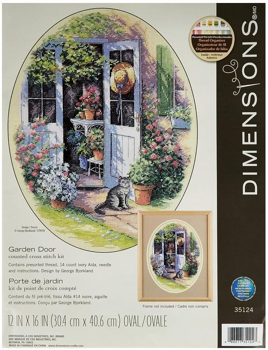 Набор для вышивания Dimensions Garden Door (Садовая дверь) 35124-DMS #1