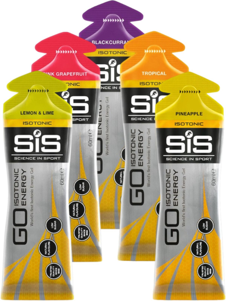 Энергетический гель SCIENCE IN SPORT (SiS) GO Isotonic Energy Gels 5 x 60 мл Микс, Микс  #1