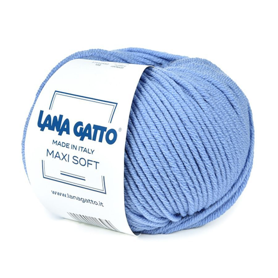 Пряжа Maxi Soft Lana Gatto - 1 моток (50 гр, 90 м), цвет 14745 #1