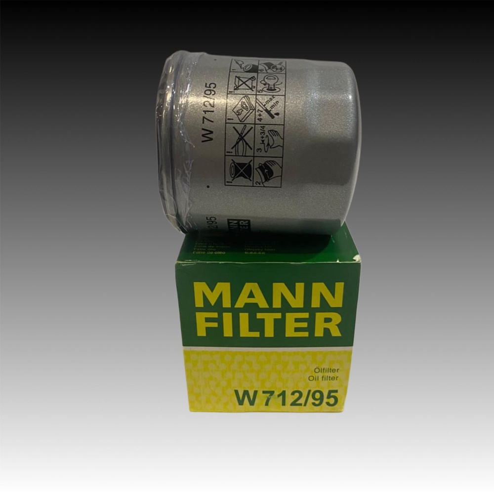 MANN FILTER Фильтр масляный арт. W712/95 #1