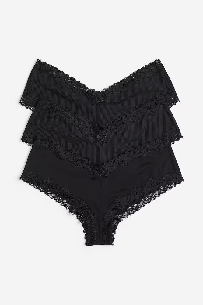 Комплект трусов хипстеры H&M Ladies Briefs, 3 шт #1