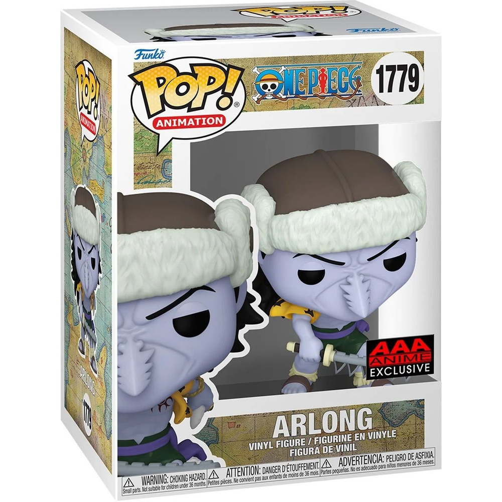 Фигурка Funko Pop! One Piece: Arlong (Стикер AAA (Фанко Поп Арлонг из аниме Большой Куш))  #1