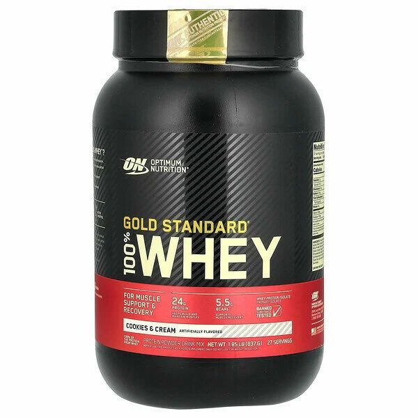 Протеин Optimum Nutrition Gold Standard 100% Whey 837 г печенье-крем #1