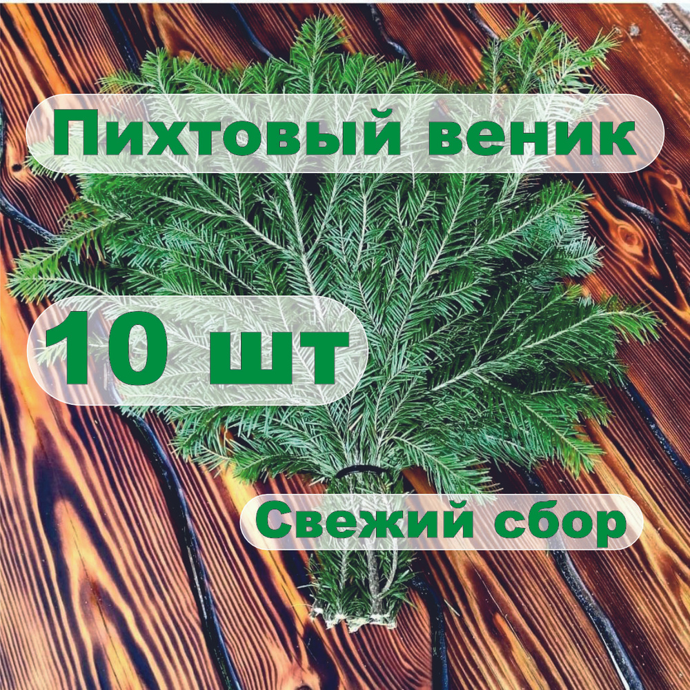 Веник для бани Пихтовый, 10 шт.  #1