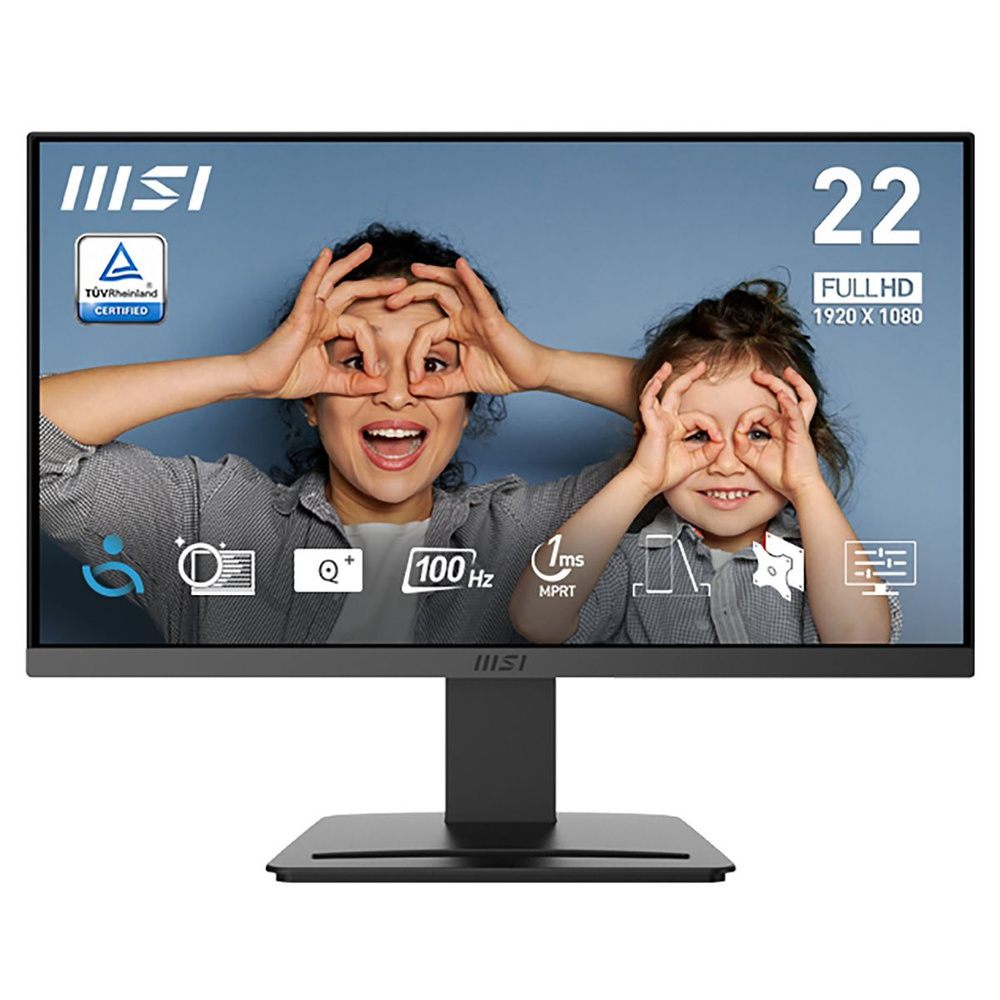 MSI 21.45" Монитор MP223 E2, VA, 1920x1080, 100 Гц, черный #1