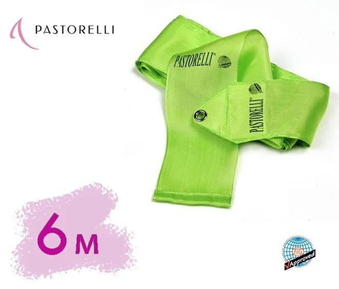 Лента PASTORELLI одноцветная 6м 01484 Зеленая #1