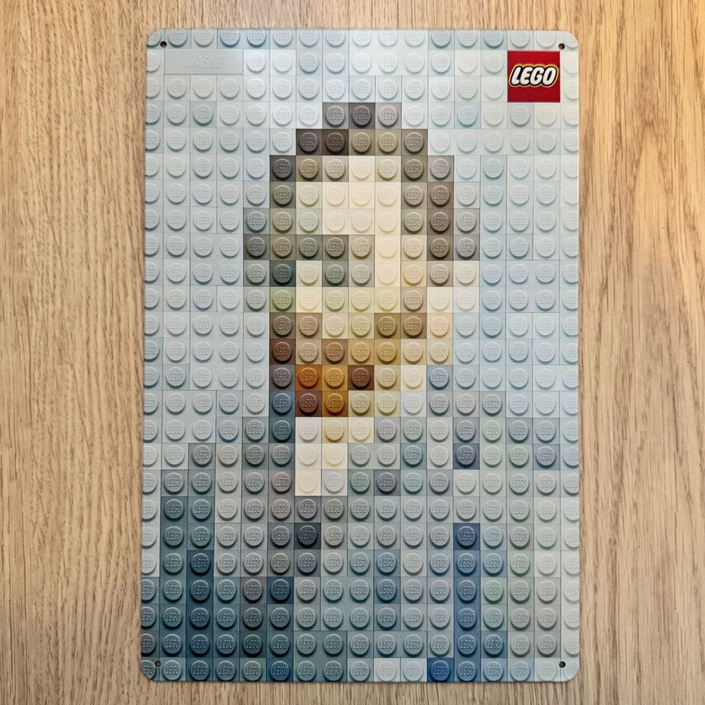 Табличка металлическая интерьерная Арт Лего Ван Гог Art Lego Imagine  #1