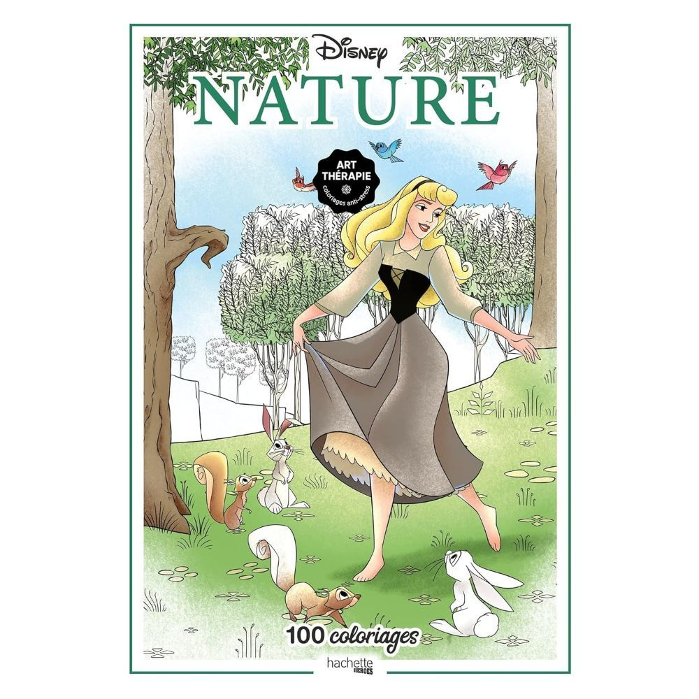 Раскраска по номерам для детей и взрослых Hachette Nature 100 coloriages  #1