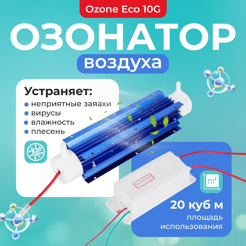 Озонатор воздуха Ozone Eco 10G для дома/ Озонатор для дезинфекции и устранения неприятного запаха/ Очиститель #1