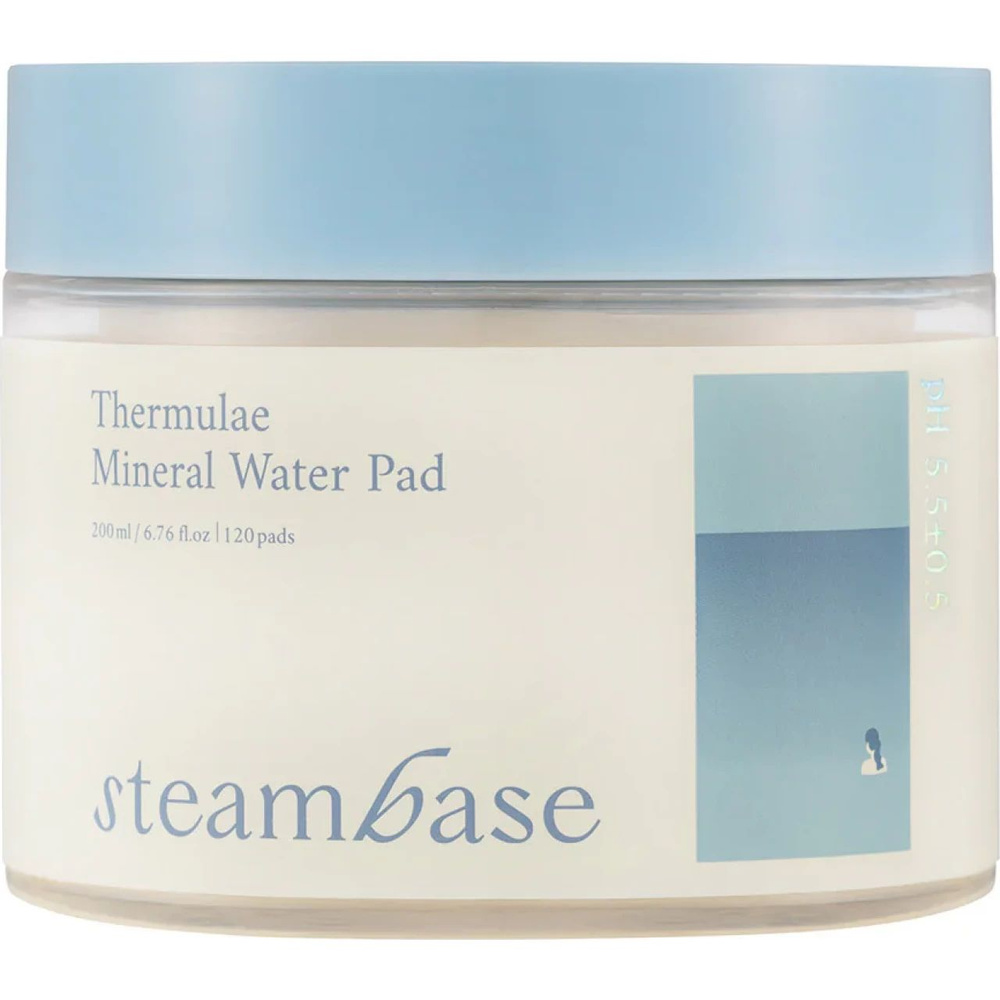 STEAMBASE THERMULAE MINERAL WATER PAD Пэды для лица с термальной водой, 120 шт  #1