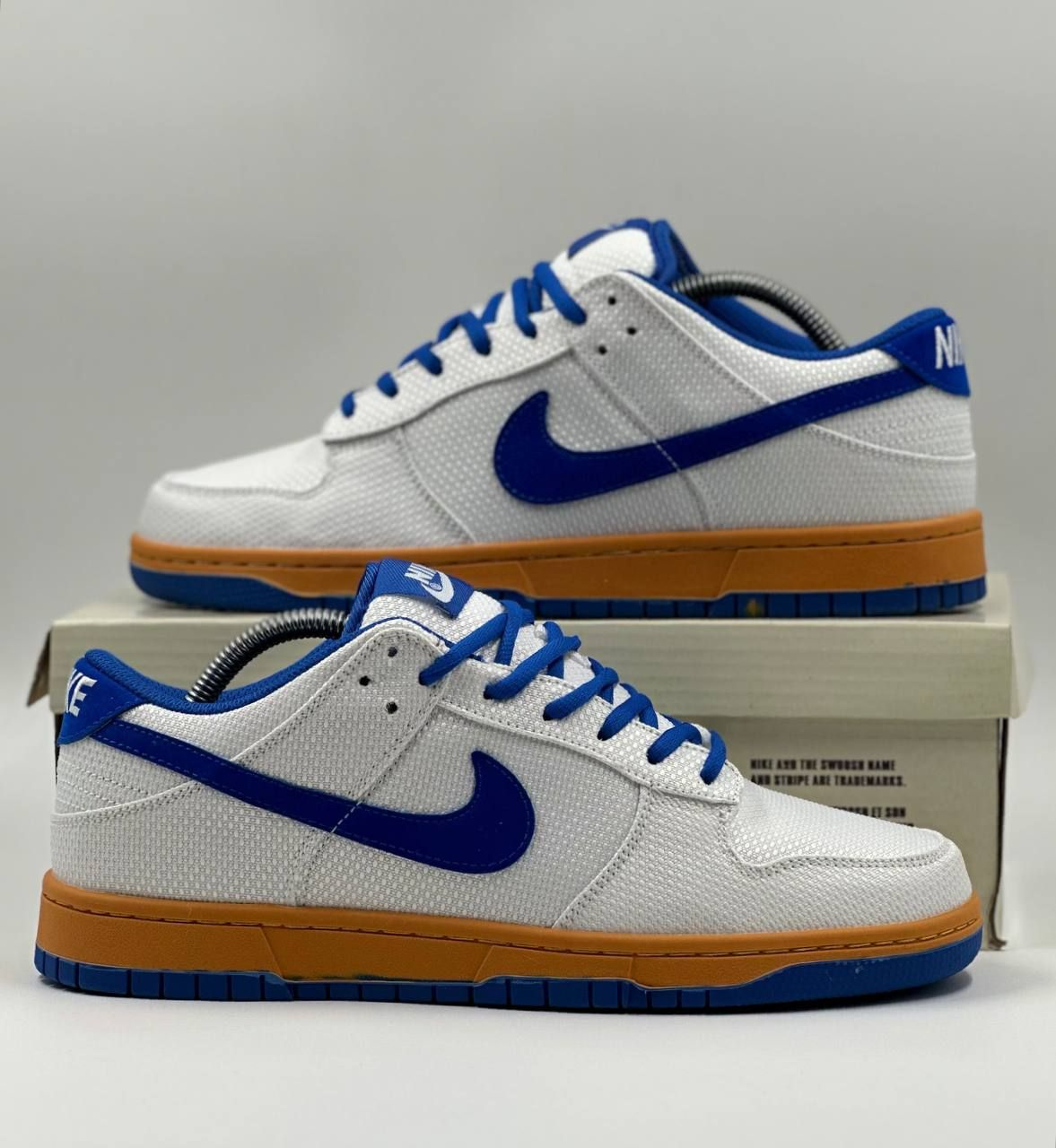 Nike SB Dunk Low PRO White Blue Отличная весенне-летняя модель Подойдет под любой дресс-код Легкие, удобные, прочные. Неубиваемая модель.