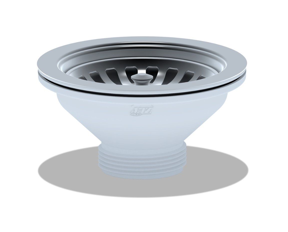 ВыпускдлямойкиАНИпластM250,31/2",чашка115мм,снержавеющейрешеткой