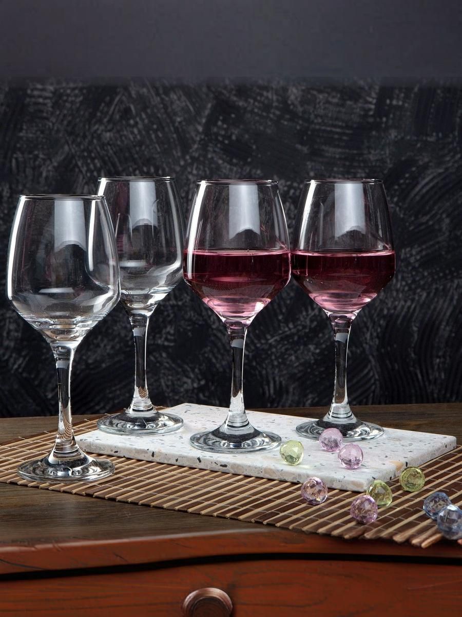 НаборбокаловPasabahce"Isabella"длябелого,красноговина,350мл,стекло,6шт