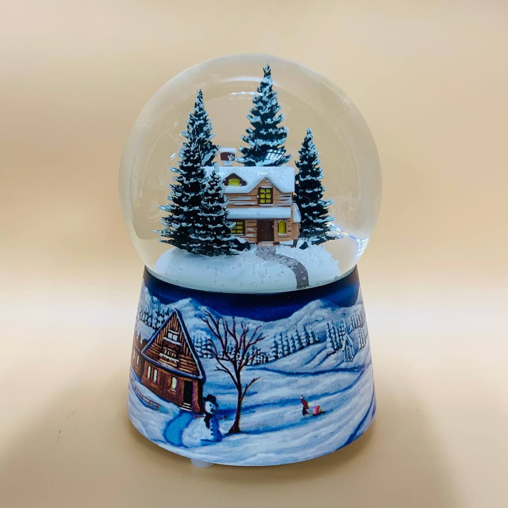 Снежный-шар.рф Шар со снегом, диаметр 10 см #1