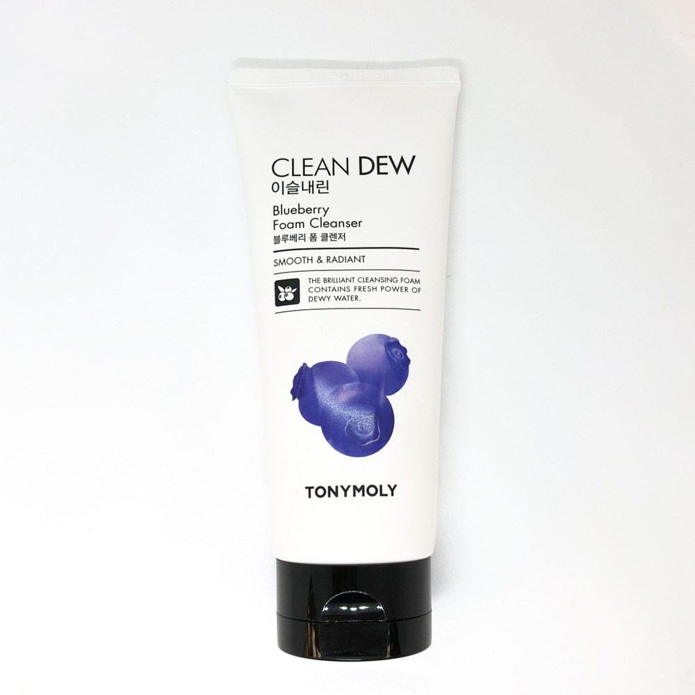 Пенка для умывания Tony Moly Clean Dew Blueberry Foam Cleanser #1