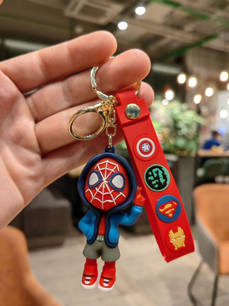 Брелок для ключей Человек паук на рюкзак на сумку подарок  #1