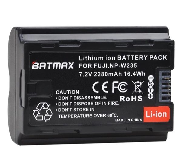 Аккумулятор для камер Fijifilm XT4 Batmax NP-W235 2280mAh #1