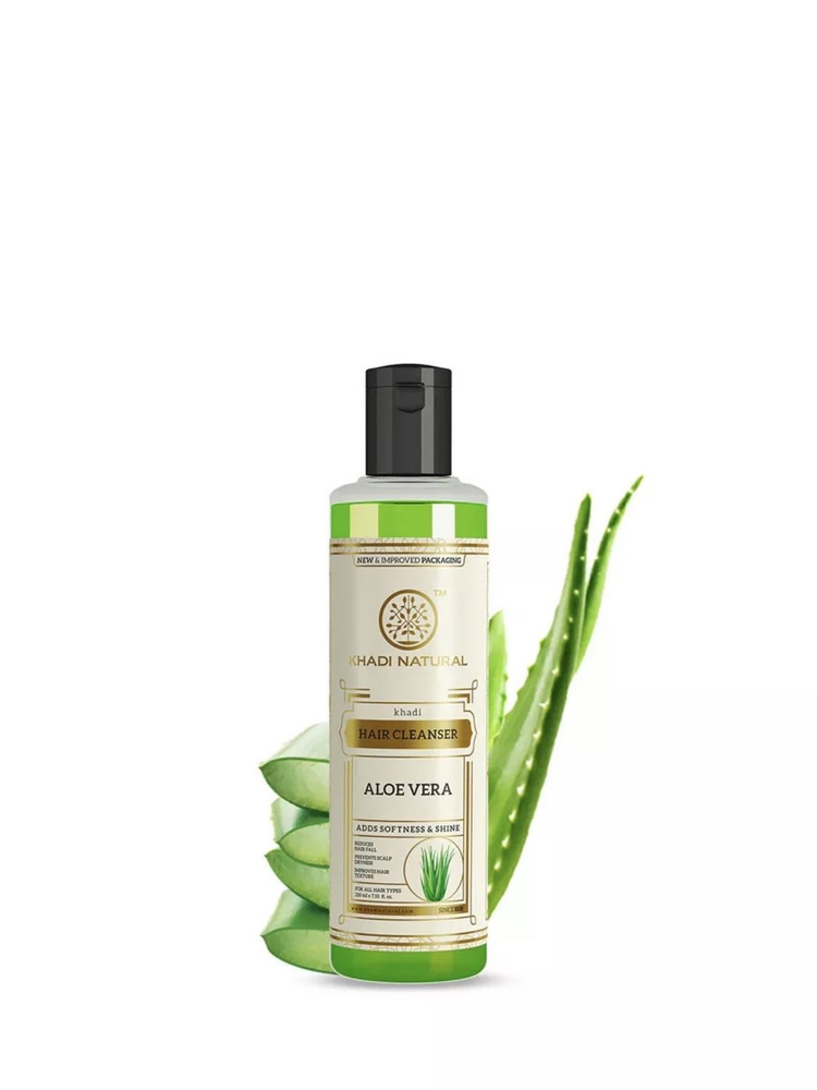 Шампунь для волос Индия Алоэ Вера (Khadi Natural Aloe vera Hair Cleanser) 210 мл  #1