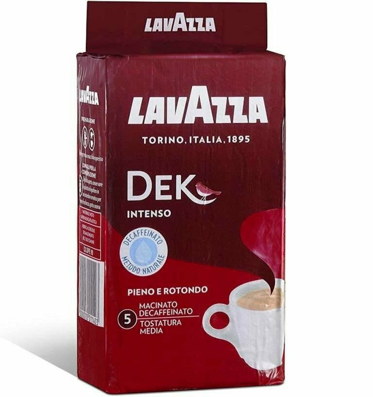 Кофе молотый Lavazza Dek Intenso, 250г #1