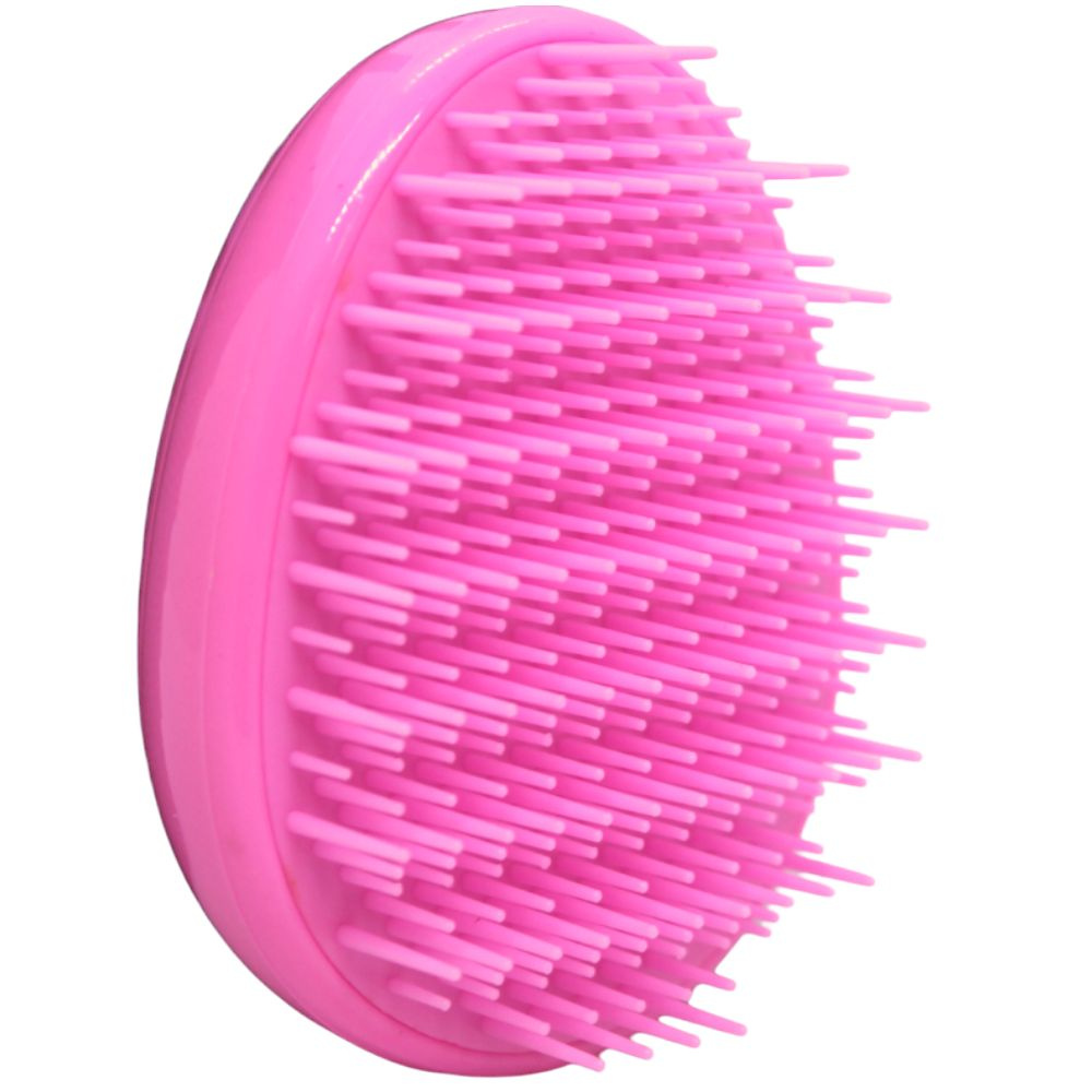 Studio Style Щетка для волос ТИЗЕР малая с мягкими зубьями Розовая  #1