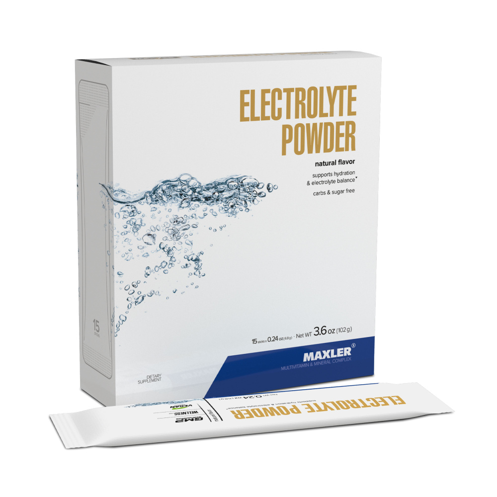 Электролиты порционные Maxler Electrolyte Powder (15х6,8г) Натуральный  #1