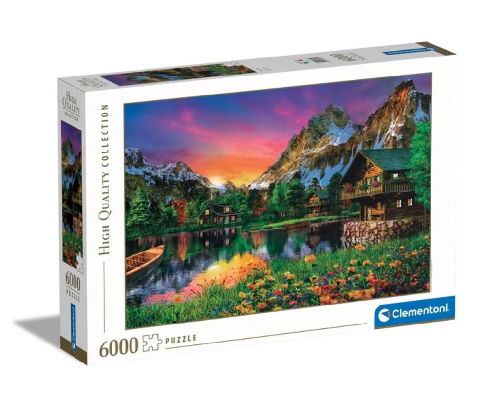 Пазл для взрослых Clementoni 6000 деталей, элементов: Альпийское озеро  #1