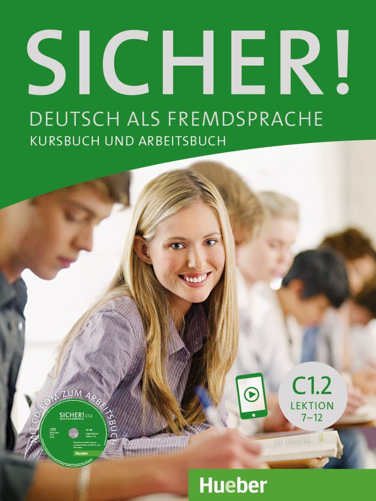 Sicher! C1.2. Kurs- und Arbeitsbuch mit CD-ROM zum Arbeitsbuch, Lektion 7-12 | Schwalb Susanne, Perlmann-Balme #1