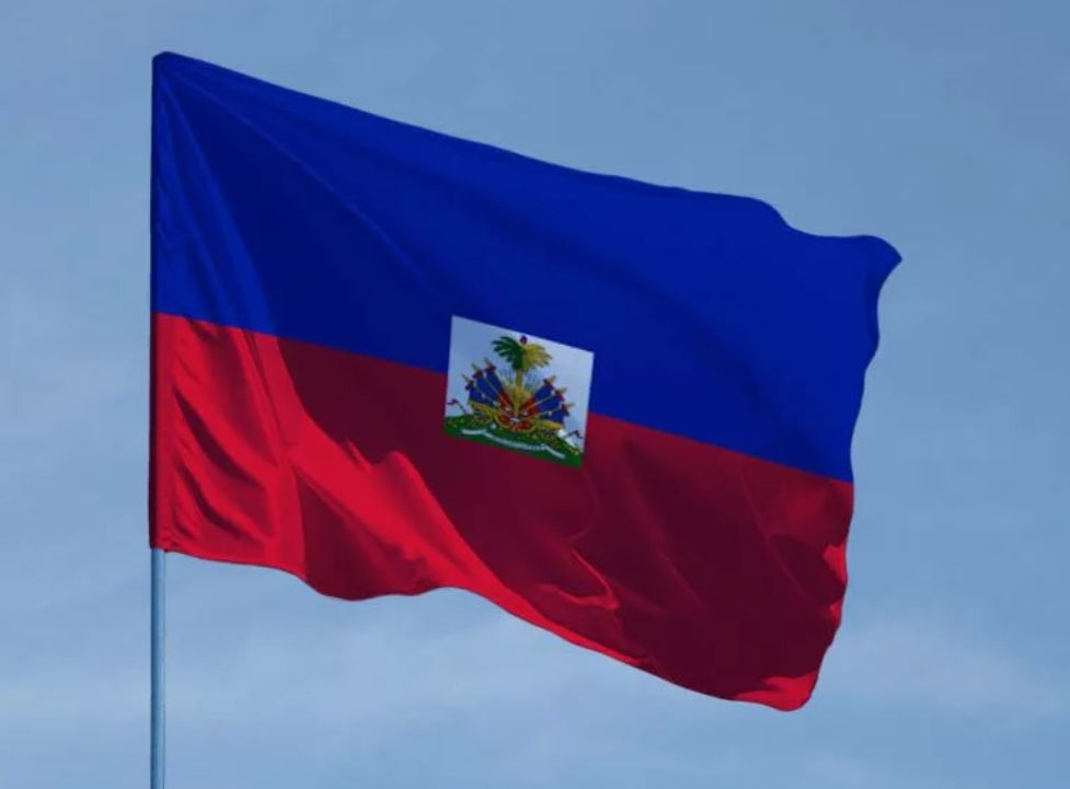Флаг Гаити 80х120 см с люверсами #1