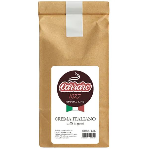 Кофе в зернах Carraro Crema Italiano, 1 кг #1