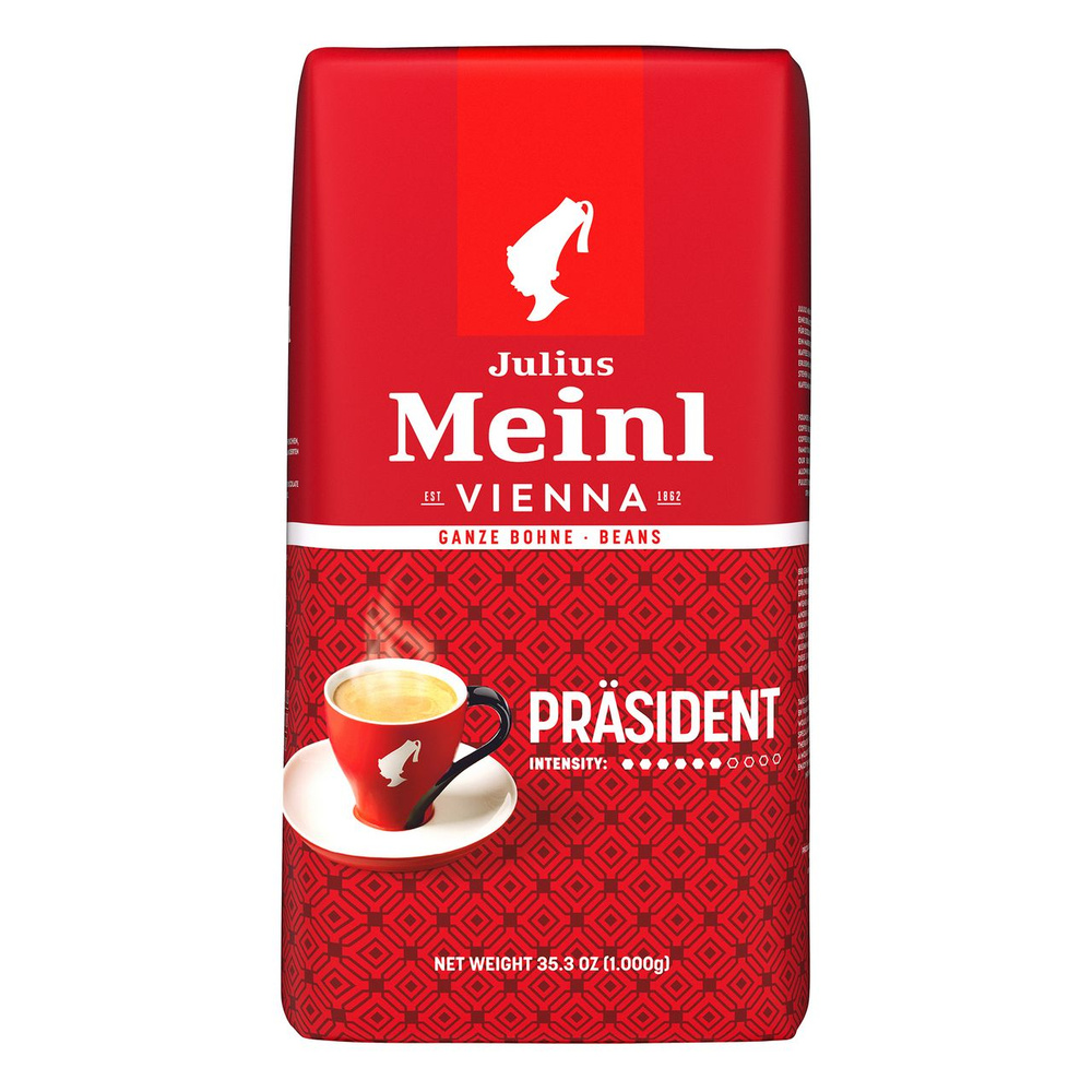 Кофе Julius Meinl Президент классическая коллекция в зернах, 1кг  #1