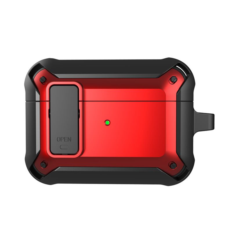 Чехол WiWU Mecha AirPods Case для AirPods Pro Black + Red #1