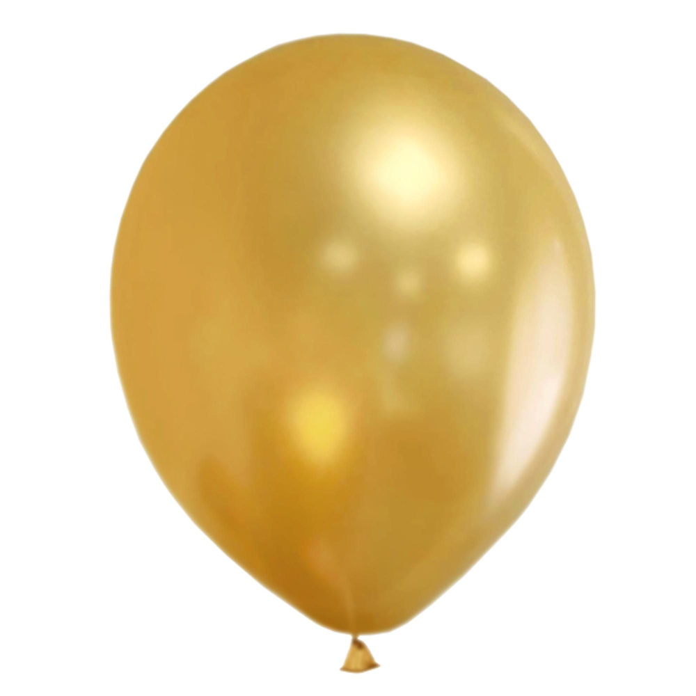 Воздушный шар 5"/13см Металлик GOLD 025 100шт #1