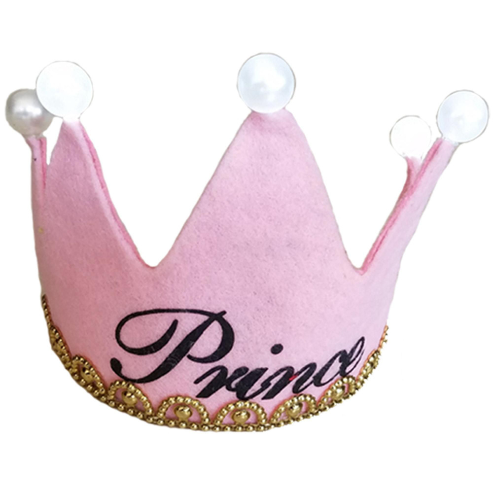 Корона светящаяся Принцесса розовая #1