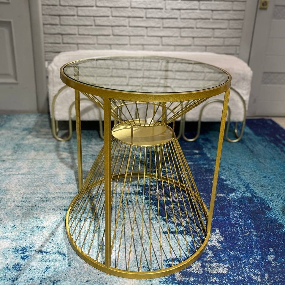 Стеклянный столик с стеклянной столешницей Лоренцо #1
