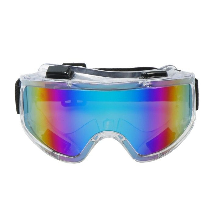 Очки-маска для езды на мототехнике Sima-land стекло хамелеон, прозрачные (4295594)  #1